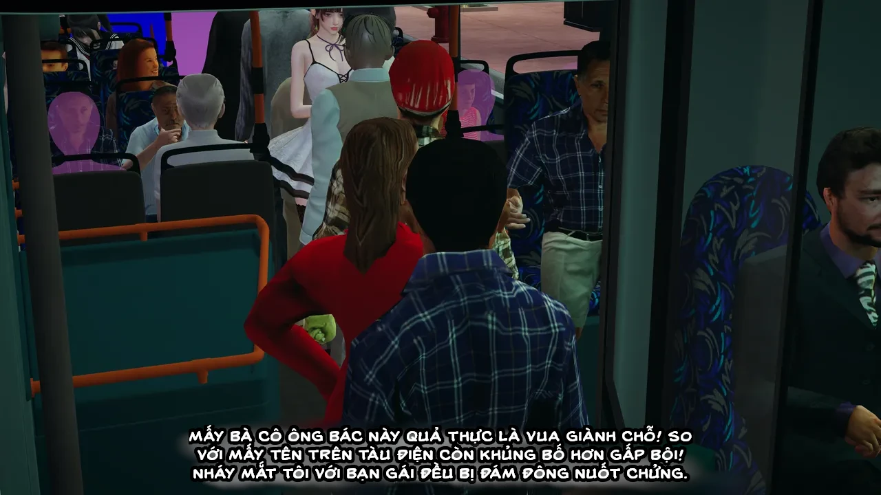 Cô Bạn Gái Tiểu Vy Bị Ngốc Của Tôi. Chap 4.1: Quấy rối trên xe buýt - Next Chap 5.1